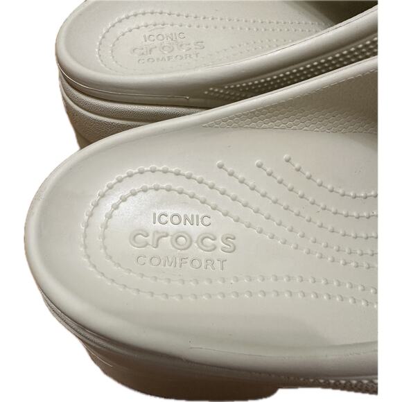 Crocs Siren Clog Bone White Size W11/M9 New - Picture 5 of 11